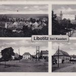 Sudetenland - Libotitz b. Kaaden sw-Mehrbild-AK gelaufen 1938