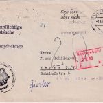 BRD - Aachen 1960 Konsulatsbrief Maastricht - Herne 20 Pfg. Nachporto