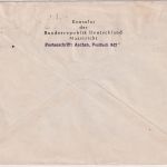BRD - Aachen 1960 Konsulatsbrief Maastricht - Herne 20 Pfg. Nachporto