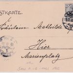 NRW - Aachen Burtscheid Kurhaus sw-AK gelaufen/Ortskarte 1903