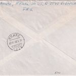 BRD - 210 Pfg. B&S Luftpostbrief n. JAPAN Aachen - Otsu 1983 Retour