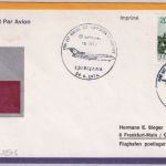 Jugoslaiwen - 2 Din. Edelweiß LH-Erstflugbrief Ljubliana - FFM 1974
