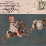 Bayern - Mühldorf 2 Reserve-K2/Ank.stempel Osterkarte aus Erding 1905