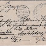 DR/Bayern - Feldpostbrief Gustavsburg - Mühldorf - München 1917 Weiterleitung