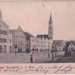 Bayern - Neumarkt a.d.Rott Straßenansicht sw-AK gelaufen 1902