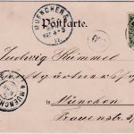 Bayern - Neumarkt a.d.Rott Straßenansicht sw-AK gelaufen 1902
