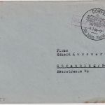 All.Bes. - Dorfen Markt 1946 Gebühr bezahlt roter Ra1 Brief n. Straubing