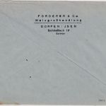 All.Bes. - Dorfen Markt 1946 Gebühr bezahlt roter Ra1 Brief n. Straubing