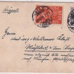 DR - 20 Pfg. Germania u.a. Luftpostbrief Halle - Mühldorf a/Inn 24.12.19