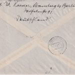 DR - Strausberg 17.12.41 Luftpost-R-Brief n. URUGUAY "Postverkehr eingestellt"
