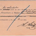 Bayern - 2 Pfg. Rauten Ganzsache A-Teil priv. Zudruck Ludwigshafen 1902
