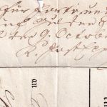 Bayern - Ludwigshafen 8/10 HKS Paketbegleitadresse n. Mimbach 1867