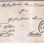Bayern - Ludwigshafen 23/9 HKS Nachnahmebrief n. Landau - mit Inhalt 1862