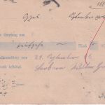 Bayern - 5 Pfg. Wappen Empfangsbestätigung f. Postanweisung Oppau 1906