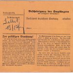 DR - Ludwigshafen 1942 75 Pfg. Registrierkassenstpl. Paketkarte n. Kolmar
