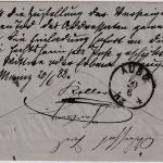 DR - 10+20 Pfg. Einschreibebrief Mainz - Hechtsheim 1888 rs. Retour-"Roman"