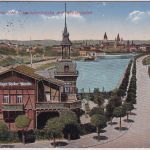 Rheinl.-Pfalz - Mainz Winterhafen Ruder-Verein farb. AK/Feldpost 1915