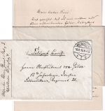 DR - Wiesbaden 1916 Feldpostbrief an 12.ID, FAR 21 (Osten) Absender !!