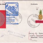 Bahamas - 1$ Ananas Lufthansa Erstflugbrief Nassau - Merida 1975