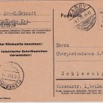 All.Bes./BZ - 6 Pfg. Ganzsache Behelfsausgabe Barby - Schleswig 5.7.45