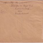 DR - 12 Pfg. AH Zensurbrief n. DÄMEMARK Kiel-Ellerbek 1943 dän. Zwangsarbeiter