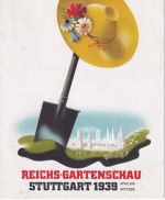 DR - Stuttgart Reichs-Gartenschau 1939 SST farb. Sonderkarte n. Oberndorf