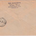 Schweiz - Nussbaumen b. Baden Einschreibebrief n. Wettingen 1950