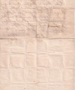 Preussen - Klitzschen Kr. Torgau 1854 polizeil. Reiseschein f. Pastorentochter