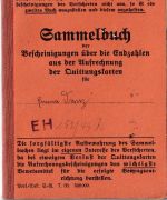 DR - Landesversicherungsanstalt Sachsen-Anhalt Beitragsbüchlein Mühlhausen 1943