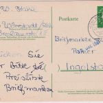 BRD - (22b) Wörrstadt ü. Mainz Poststelle I Tagesstempel Ganzsache 1961