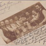 Rheinl.-Pfalz - Worms "Eine fiedele Gesellschaft" Männerrunde priv. Foto-AK 1902