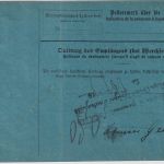 DR - 50+20+10 Pfg. K/A Paketkarte n. BELGIEN Worms - Brüssel 1891