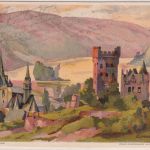 Rheinl.-Pfalz - Bingen farb. Künstlerkarte (C.Pfaff) ungelaufen ca. 1900