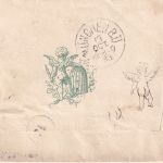 Bayern - Nürnberg 1883 Zierbrief (Engel/Bienenstock) n. München
