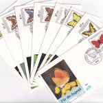 BRD - Jugend/Schmetterlinge 1991 8 Schmuck-FDC ESST Berlin