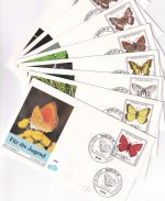 BRD - Jugend/Schmetterlinge 1991 8 Schmuck-FDC ESST Berlin