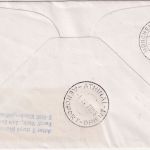 Djibouti - 20+5 Fr. Schmetterling Zuleitung/Einschreiben LH-Erstflug 1978