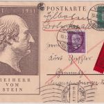 DR - 8 Pfg. vom Stein Ganzsache+Zusatz Eilkarte Altenberg - Chemnitz 1931