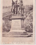 Bayern - Ebernburg 1914 K1 Karte 5 Pfg. Germania Nachporto n. Münster