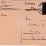 FZ/OPD Neustadt - 12/6 Pfg. Ganzsache Behelfsausgabe Pirmasens - Heidelberg 1946