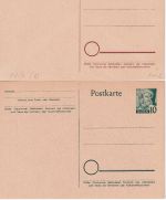 FZ/Baden - 8+10+20 Pfg. Ganzsachen/Antwortganzsachen (insg. 6 Stück) ungebraucht