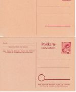 FZ/Baden - 8+10+20 Pfg. Ganzsachen/Antwortganzsachen (insg. 6 Stück) ungebraucht