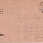 DR - Saarbrücken 9.10.38 Eröffnung Gautheater ESST a. Postsache n. Nürnberg