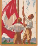Schweiz - Bundesfeier 1929 Luftpost-Ganzsache Zürich - Berikon 1.8.29