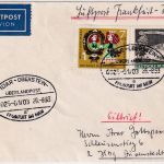 BRD - Idar-Oberstein Frankfurt a/M. Überlandpost 6025-01/03 Lupo-Eilbrief 1963