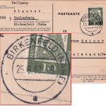BRD - Birkenfeld (Nahe) 1962 aptierter Tagesstempel Karte n. Ingolstadt