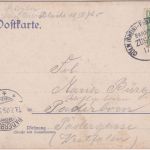 Hessen - Hochheim a/Main Payers Weinstube Mehrbild-Gruss aus AK gelaufen 1905