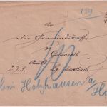 DR - Hattenheim 23/6 81 nachv. Th&T-K1 Dienstbrief n. Grebenroth - Nachporto