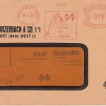 DR - Frankfurt a/M 1932 12 Pfg. AFS "Licht ist Leben" Firmenkuvert