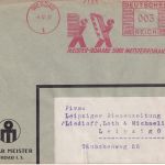 DR - Werdau 1937 3 Pfg. AFS "Meister Romane" Drucksache n. Leipzig